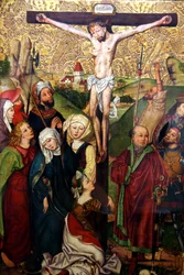 Crucifixion et lamentation du Christ, vers 1490